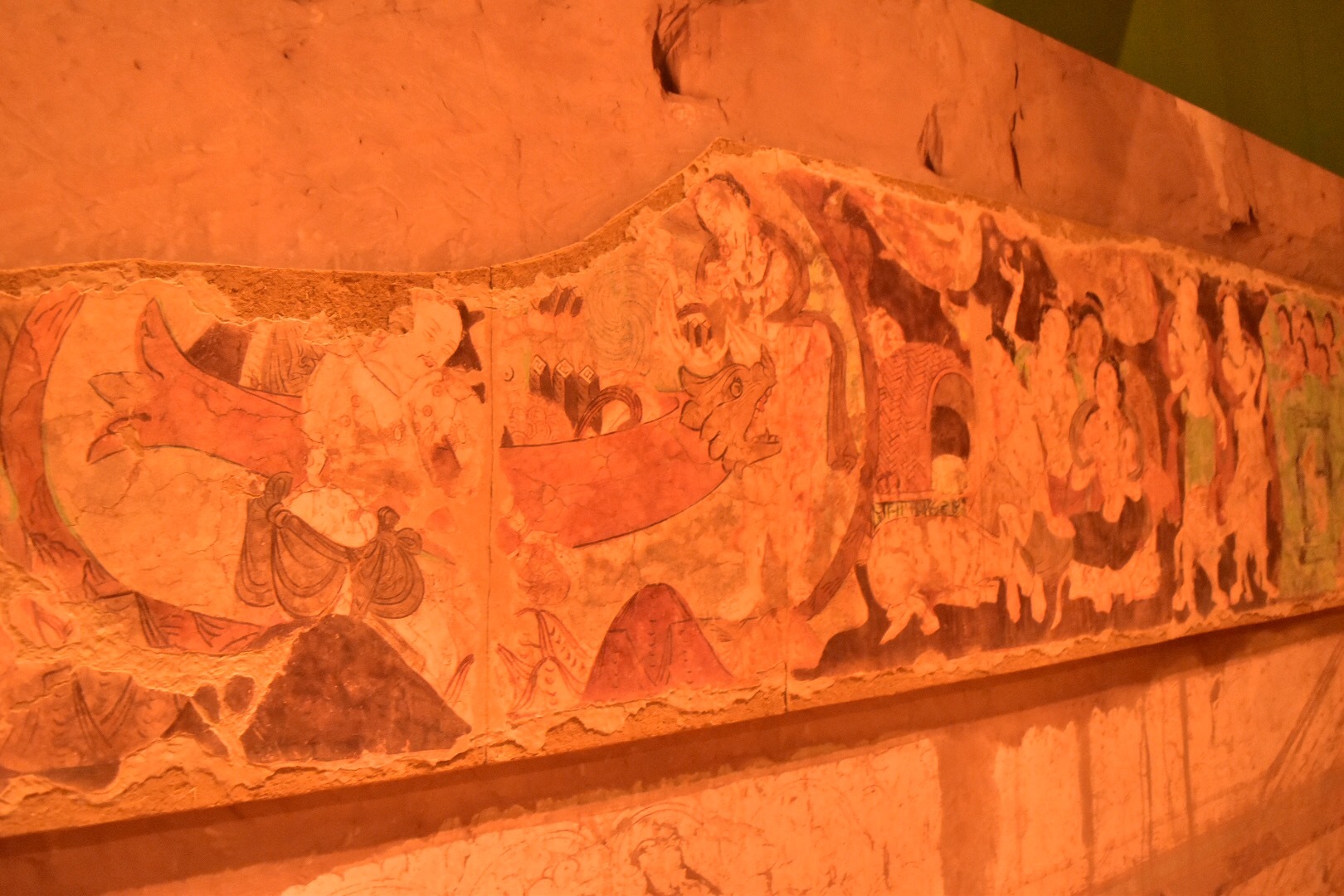 クローン文化財　キジル石窟 第212窟（部分）　6世紀