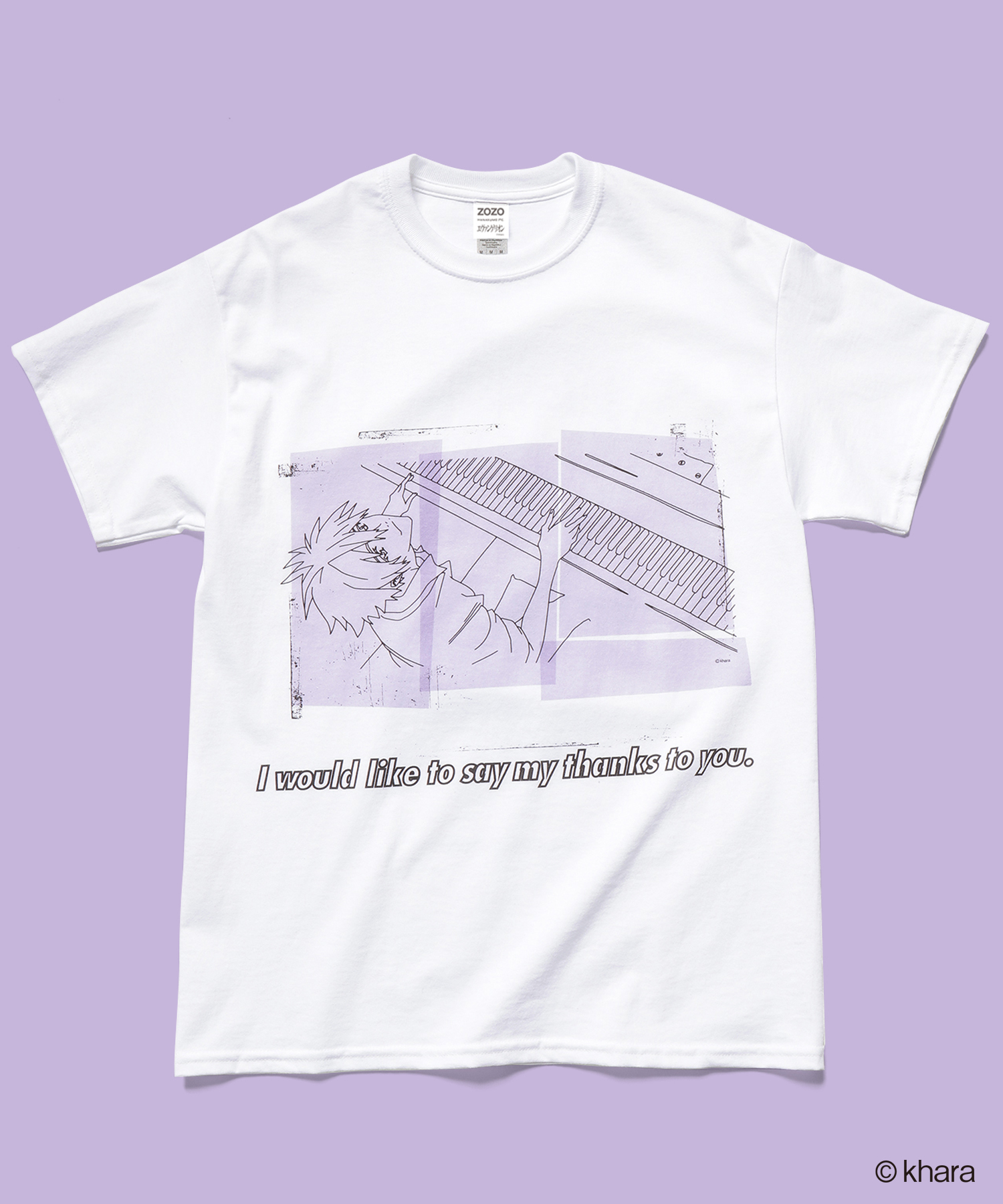 HANAKUMO thanks to you KAWORU S/S TEE