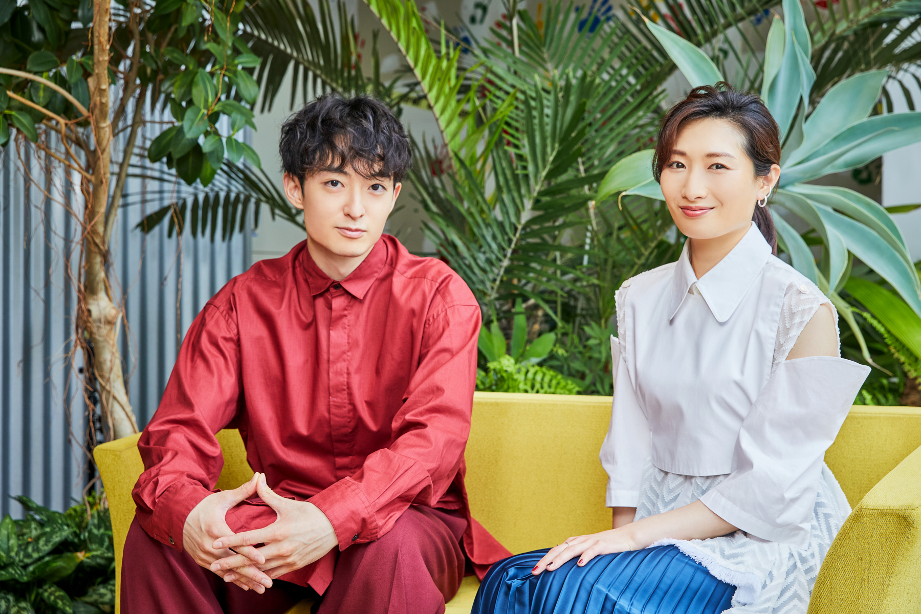左から、濱正悟、武田梨奈 撮影＝鈴木久美子