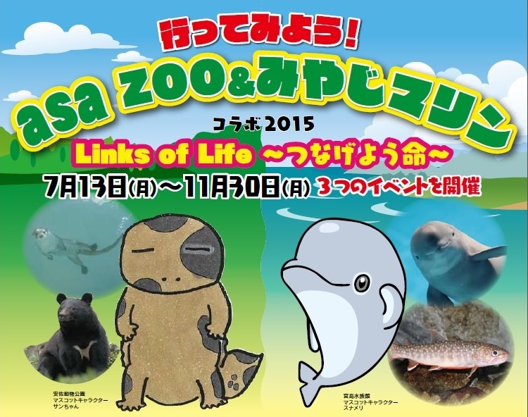 asazoo＆みやじマリン コラボ2015 「Links of Life ～つなげよう命～」