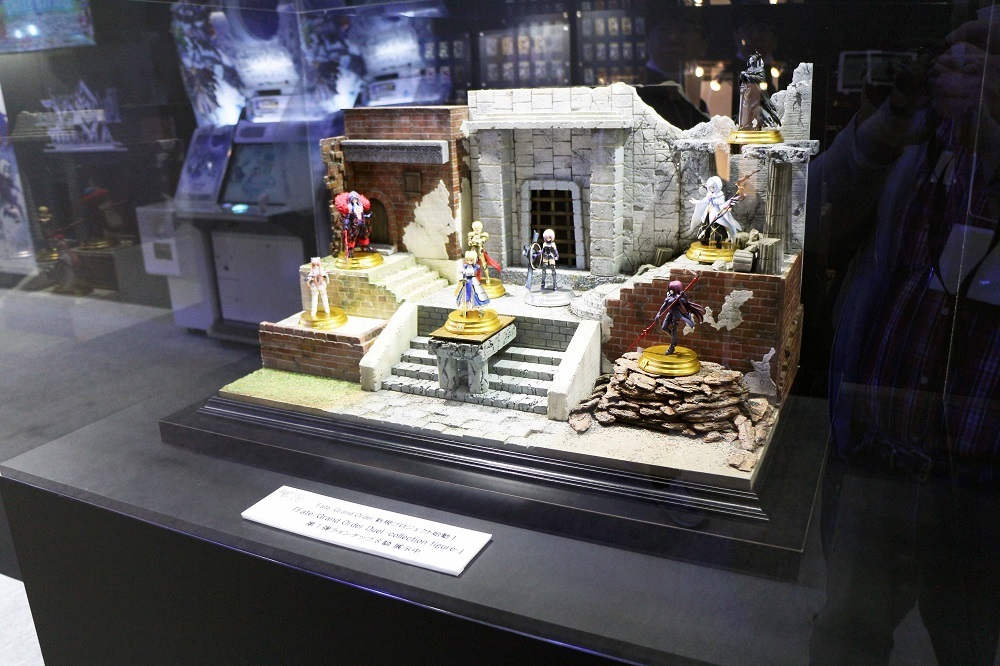 ▼精巧なジオラマ展示